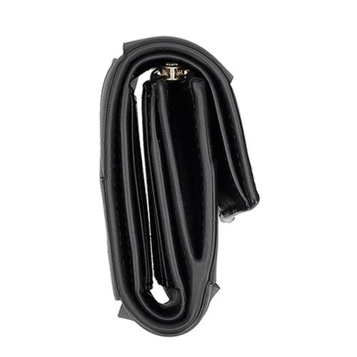 ボッテガヴェネタ 三つ折り財布 レディース マキシイントレチャート MAXI INTRECCIAT ブラック BOTTEGA VENETA 651372 V3UO1 8425