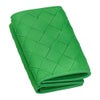 ボッテガヴェネタ 三つ折り財布 レディース イントレチャート グリーン BOTTEGA VENETA 666944 V3UH2 3722