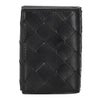 ボッテガヴェネタ 三つ折り財布 レディース イントレチャート ブラック BOTTEGA VENETA 666944 V3UH2 8425
