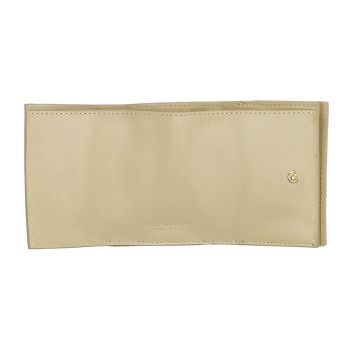 ボッテガヴェネタ 三つ折り財布 レディース イントレチャート ベージュ BOTTEGA VENETA 666944 V3UH2 9776