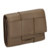 ボッテガヴェネタ 三つ折り財布 レディース マキシイントレチャート MAXI INTRECCIAT ブラウン BOTTEGA VENETA 750245 V3UO1 2560