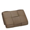 ボッテガヴェネタ 三つ折り財布 レディース マキシイントレチャート MAXI INTRECCIAT ブラウン BOTTEGA VENETA 750245 V3UO1 2560
