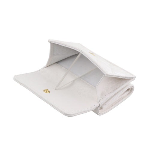 シャネル 三つ折り財布 レディース ココマーク ホワイト CHANEL AP5075 B23239 10601