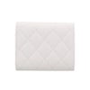 シャネル 三つ折り財布 レディース ココマーク ホワイト CHANEL AP5076 B23239 10601