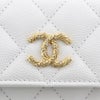 シャネル 三つ折り財布 レディース ココマーク ホワイト CHANEL AP5076 B23239 10601
