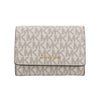 マイケルコース 三つ折り財布 レディース ホワイト MICHAEL KORS 32S5GYTP1B 149 VANILLA ACRN