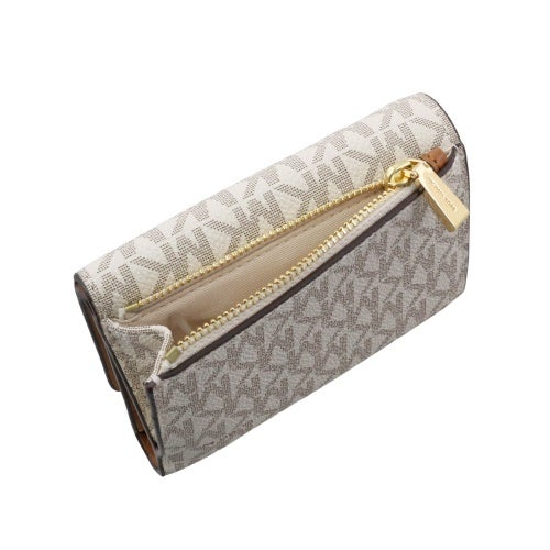 マイケルコース 三つ折り財布 レディース ホワイト MICHAEL KORS 32S5GYTP1B 149 VANILLA ACRN