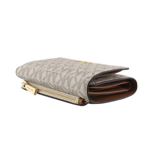 マイケルコース 三つ折り財布 レディース ホワイト MICHAEL KORS 32S5GYTP1B 149 VANILLA ACRN