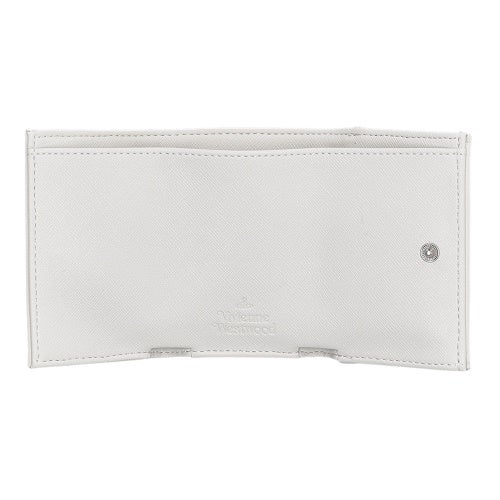 ヴィヴィアンウエストウッド 三つ折り財布 レディース ホワイト Vivienne Westwood 5115002EW S0021 A404 OFF WHITE