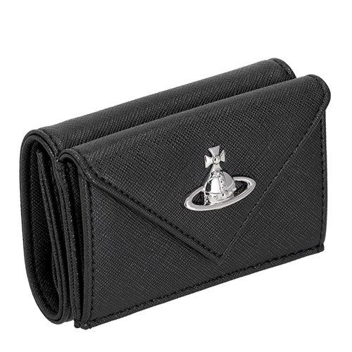 ヴィヴィアンウエストウッド 三つ折り財布 レディース ブラック Vivienne Westwood 5115002EW S0021 N401 BLACK