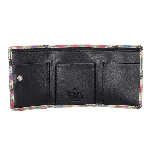 ヴィヴィアンウエストウッド 三つ折り財布 レディース SMALL FLAP PURSE マルチカラー Vivienne Westwood 5115002TW S001S O315 HEATHER PLAID