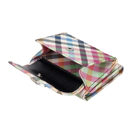 ヴィヴィアンウエストウッド 三つ折り財布 レディース SMALL FLAP PURSE マルチカラー Vivienne Westwood 5115002TW S001S O315 HEATHER PLAID