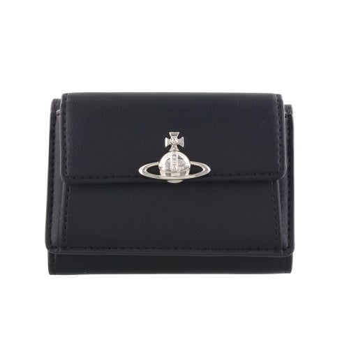 ヴィヴィアンウエストウッド 三つ折り財布 レディース ブラック Vivienne Westwood 5115002TW S0026 N401 BLACK