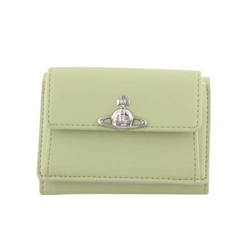 ヴィヴィアンウエストウッド 三つ折り財布 レディース グリーン Vivienne Westwood 5115002TW S0026 M404 PASTEL GREEN