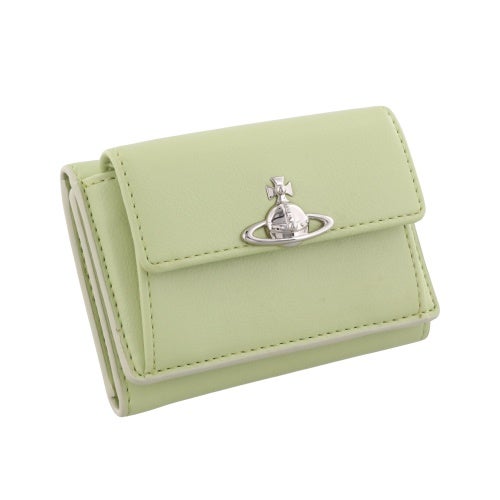 ヴィヴィアンウエストウッド 三つ折り財布 レディース グリーン Vivienne Westwood 5115002TW S0026 M404 PASTEL GREEN