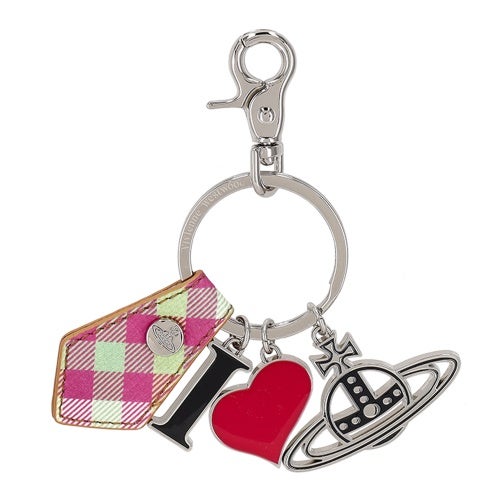 ヴィヴィアンウエストウッド キーリング レディース レッド Vivienne Westwood 8203011EU S001S PU O315 HEATHER PLAID