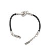 セリーヌ ブレスレット メンズ KNOT BRACELET ブラック CELINE 461OR 3BLM 38NS BLACK/SILVER