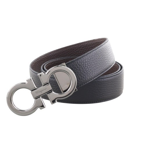 フェラガモ ベルト メンズ ブラック FERRAGAMO 679710 689134 BK/BR