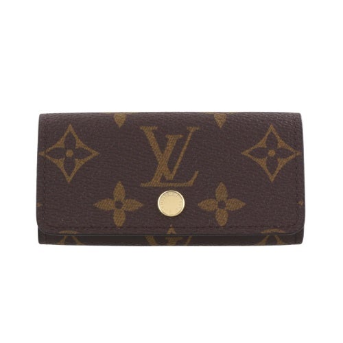 ルイヴィトン モノグラム キーケース ミュルティクレ ４ ブラウン LOUIS VUITTON M28302 SKY BLUE