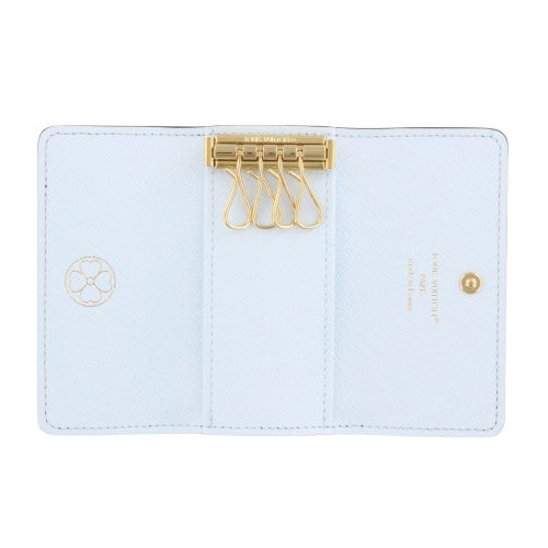 ルイヴィトン モノグラム キーケース ミュルティクレ ４ ブラウン LOUIS VUITTON M28302 SKY BLUE