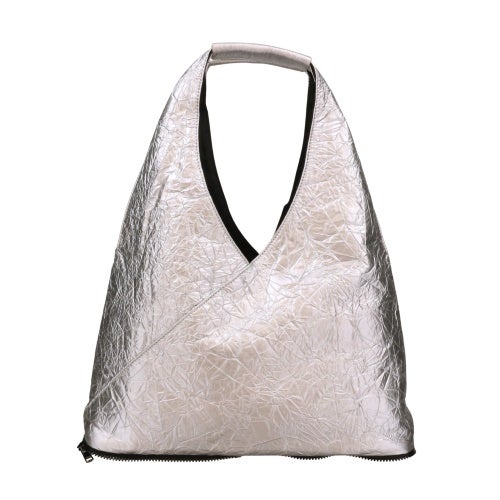 メゾンマルジェラ ショルダーバッグ レディース JAPANESE ZIP AROUND シルバー Maison Margiela SA5VL0019P8875 H1145 BLACK/SILVER