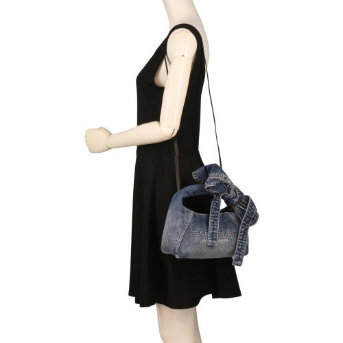 マークジェイコブス ショルダーバッグ レディース THE SACK BAG MINI ブルー Marc Jacobs 2P5HSC007H03 492 medium wash indigo