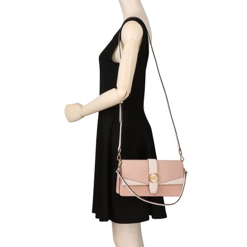 マイケルコース ショルダーバッグ レディース ピンク MICHAEL KORS 35F5GGRL2B PWD BLSH MLT