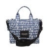 マークジェイコブス トートバッグ レディース The Joy Denim Small Tote Bag ブルー Marc Jacobs 2F5HTT020H02 404 INDIGO MULTI