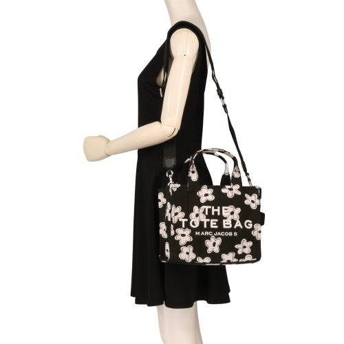 マークジェイコブス トートバッグ レディース The Daisy small tote bag ブラック Marc Jacobs 2S5HTT030H03 005 BLACK/WHITE