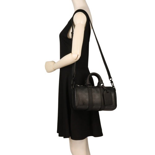 ルイヴィトン ショルダーバッグ モノグラム キーポル・バンドリエール 25 ブラック LOUIS VUITTON M28369 ブラック