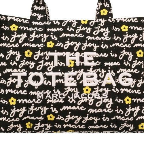 マークジェイコブス トートバッグ レディース The Joy Canvas Medium Tote Bag ブラック Marc Jacobs 2F5HTT002H02 002 BLACK MULTI