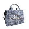 マークジェイコブス トートバッグ レディース The Joy Denim Medium Tote Bag ブルー Marc Jacobs 2F5HTT019H02 404 INDIGO MULTI