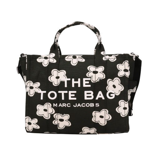 マークジェイコブス トートバッグ レディース The Daisy medium tote bag ブラック Marc Jacobs 2S5HTT028H03 005 BLACK/WHITE