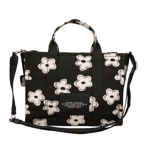 マークジェイコブス トートバッグ レディース The Daisy medium tote bag ブラック Marc Jacobs 2S5HTT028H03 005 BLACK/WHITE