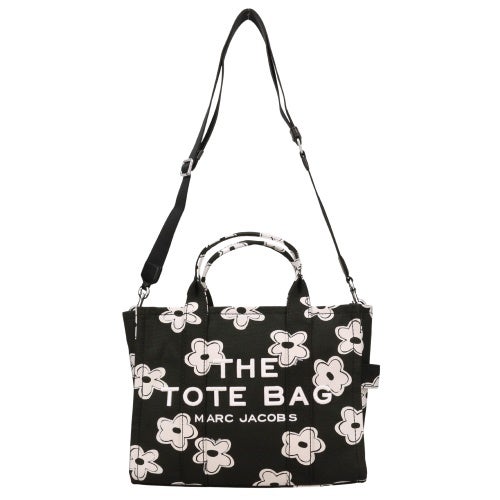 マークジェイコブス トートバッグ レディース The Daisy medium tote bag ブラック Marc Jacobs 2S5HTT028H03 005 BLACK/WHITE