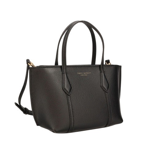 トリーバーチ トートバッグ レディース PELLY MINI TOTE ブラック TORY BURCH 175548 001 BLACK