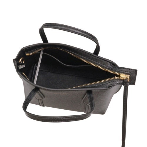トリーバーチ トートバッグ レディース PELLY MINI TOTE ブラック TORY BURCH 175548 001 BLACK