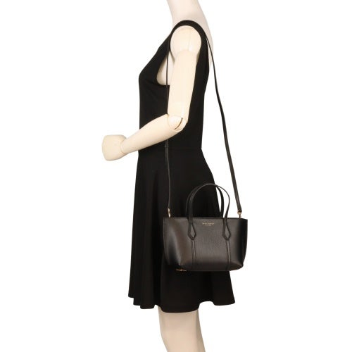 トリーバーチ トートバッグ レディース PELLY MINI TOTE ブラック TORY BURCH 175548 001 BLACK