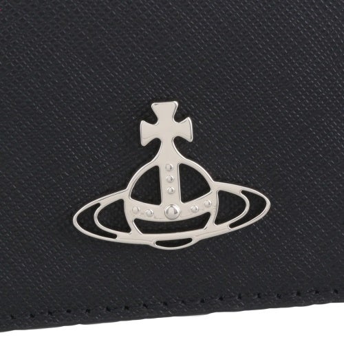 ヴィヴィアンウエストウッド 二つ折り財布 レディース ブラック Vivienne Westwood 51150031W L001N N401 BLACK