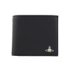ヴィヴィアンウエストウッド 二つ折り財布 メンズ SAFFIANO PLAIN ブラック Vivienne Westwood 5115003NM S0021 N401 BLACK