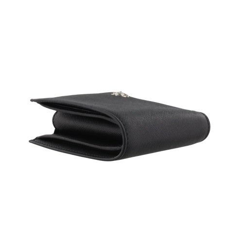 ヴィヴィアンウエストウッド 二つ折り財布 メンズ SAFFIANO PLAIN ブラック Vivienne Westwood 5115003NM S0021 N401 BLACK