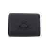 ヴィヴィアンウエストウッド 三つ折り財布 レディース RUBBER 3D ORB ブラック Vivienne Westwood 51070057W L00DW N401 BLACK