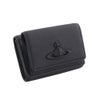 ヴィヴィアンウエストウッド 三つ折り財布 レディース RUBBER 3D ORB ブラック Vivienne Westwood 51070057W L00DW N401 BLACK