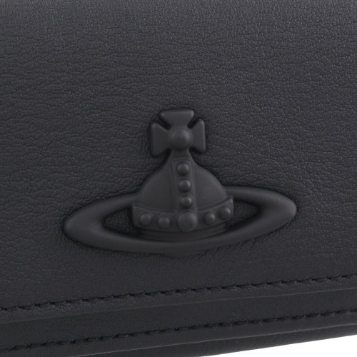 ヴィヴィアンウエストウッド 三つ折り財布 レディース RUBBER 3D ORB ブラック Vivienne Westwood 51070057W L00DW N401 BLACK