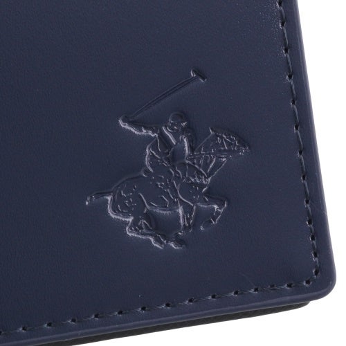 ビバリーヒルズポロクラブ 長財布 メンズ ネイビー BEVERLY HILLS POLO CLUB BHG-M1008 ネイビー/ブラック