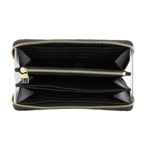 ルイヴィトン 長財布 モノグラム・アンプラント ジッピー・ウォレット ブラック LOUIS VUITTON M28791 ノワール