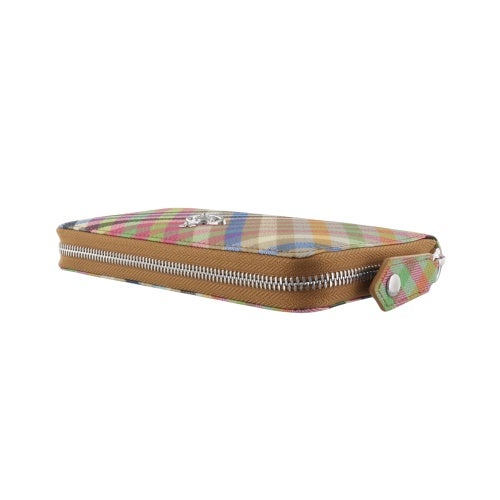 ヴィヴィアンウエストウッド 長財布 レディース CLASSIC ZIP ROUND WALLET マルチカラー Vivienne Westwood 5106005BW S001S O315 HEATHER PLAID