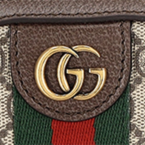 グッチ ショルダーバッグ レディース GGスプリームキャンバス ブラウン
