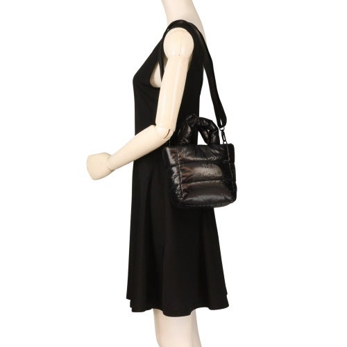 ザ ノースフェイス ショルダーバッグ レディース Plumpy Tote Bag Mini ブラック THE NORTH FACE NN2PQ59J BLACK