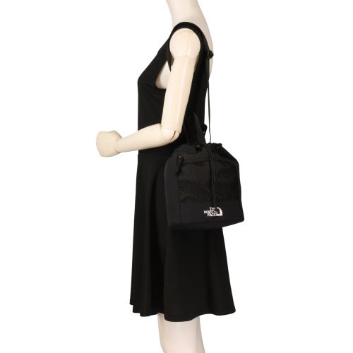 ザ ノースフェイス ショルダーバッグ レディース Linde Mesh Bucket Bag Mini ブラック THE NORTH FACE NN2PR82J BLACK